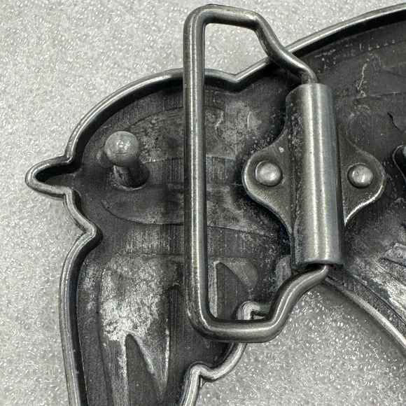 Black Bird Belt Buckle Swallow Flying Wings Metal Western Cowboy Biker - Picture 7 of 12